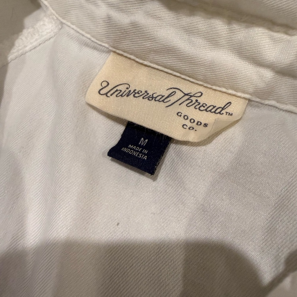 Universal Thread White Button Down Shirt - image 2